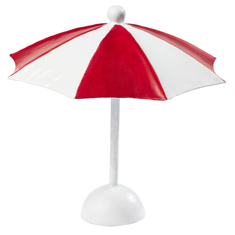 Deko Mini Sonnenschirm rot weiss