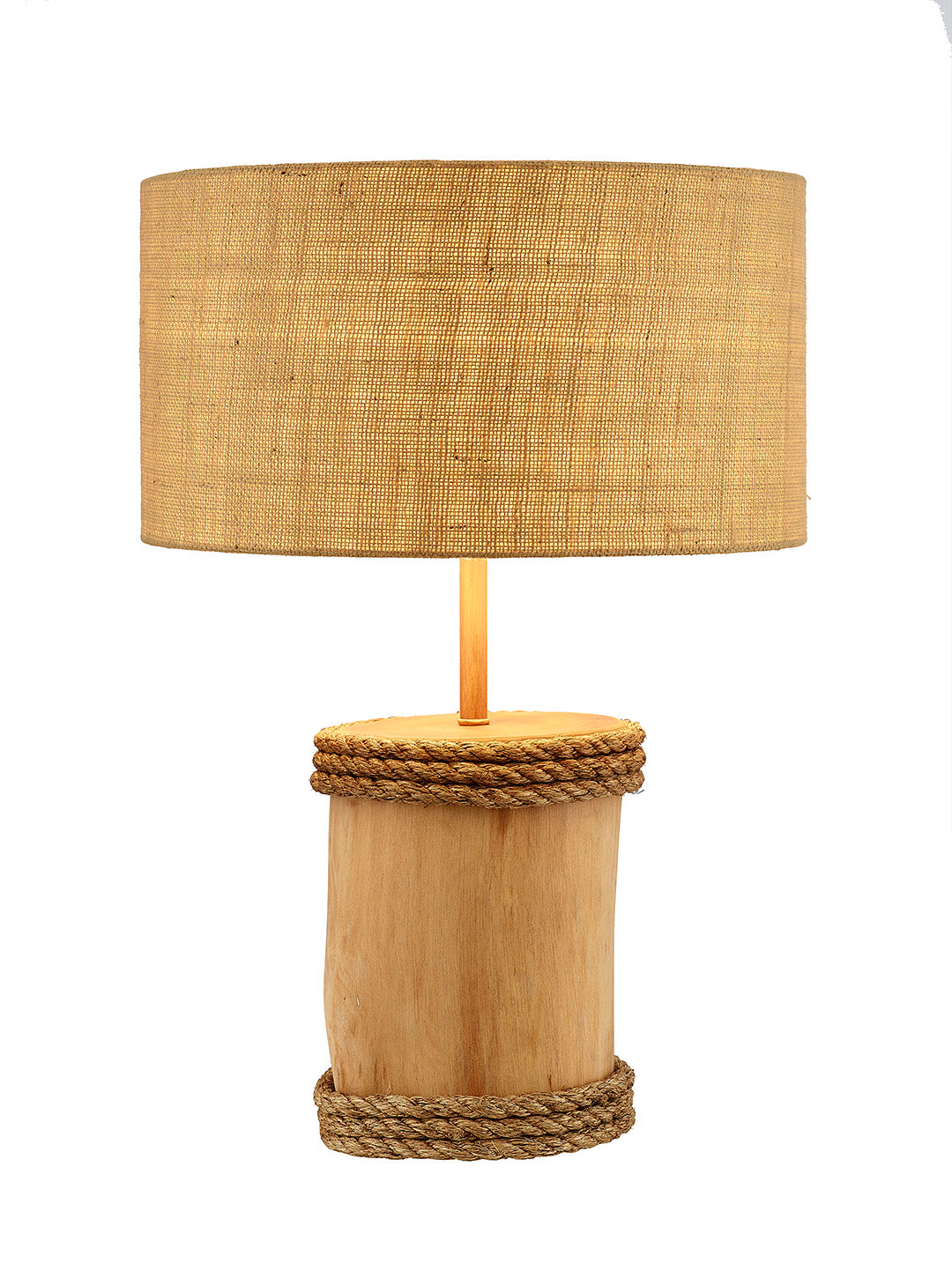 Lampe Holzstamm
