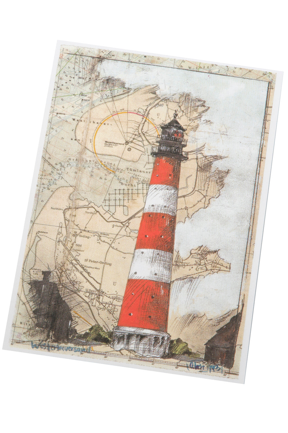 Postkarte Westerheversand, Ole West