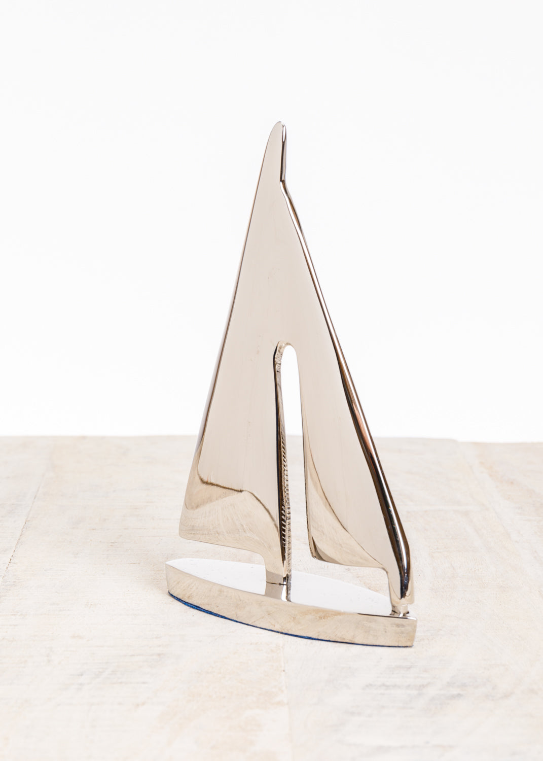 Segelyacht, Silberlook, 19cm