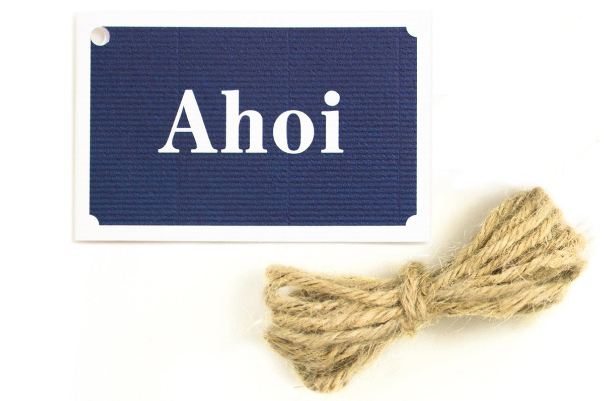 Geschenkanhänger Ahoi