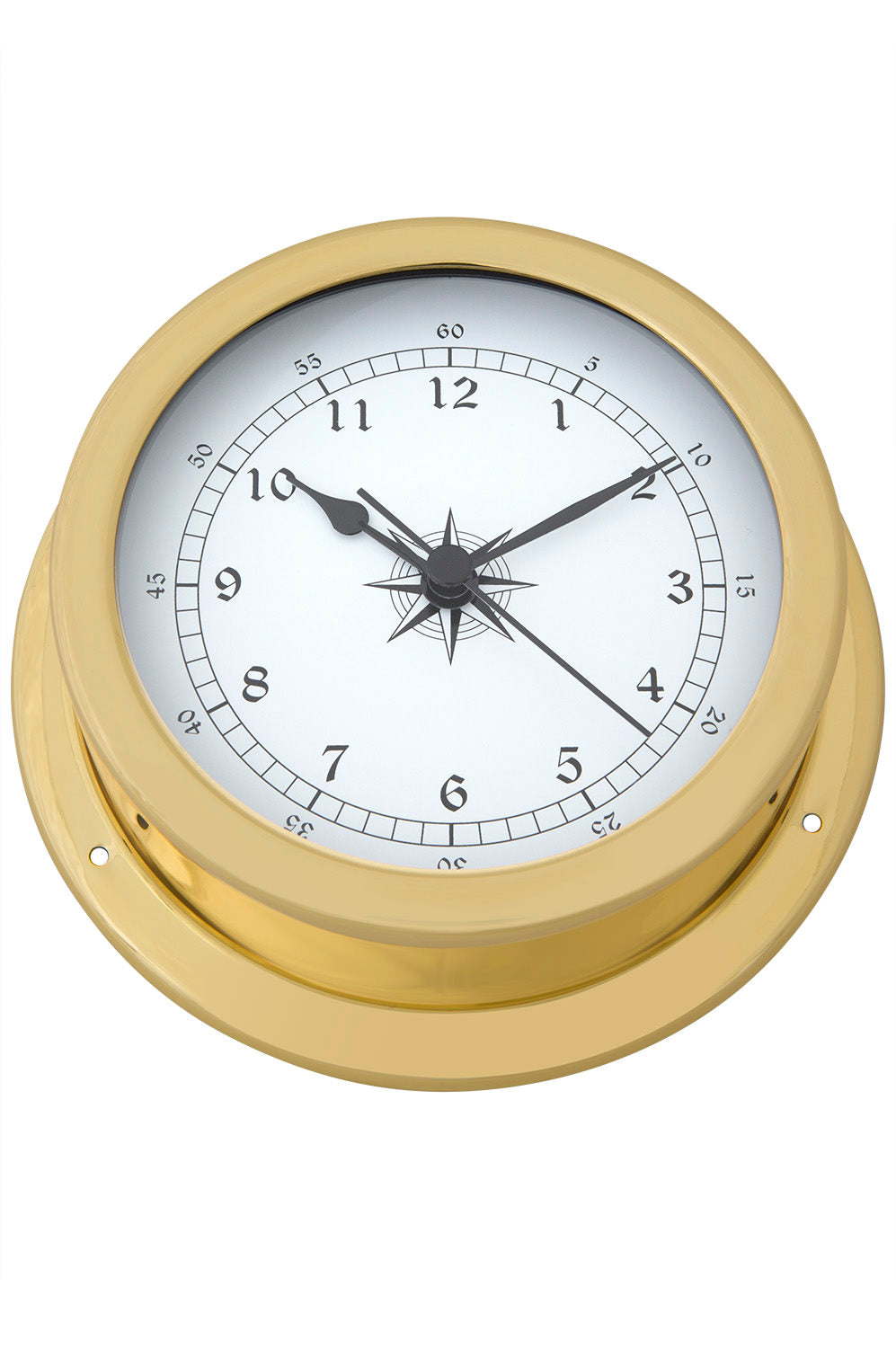 Uhr rund Messing 14,5cm