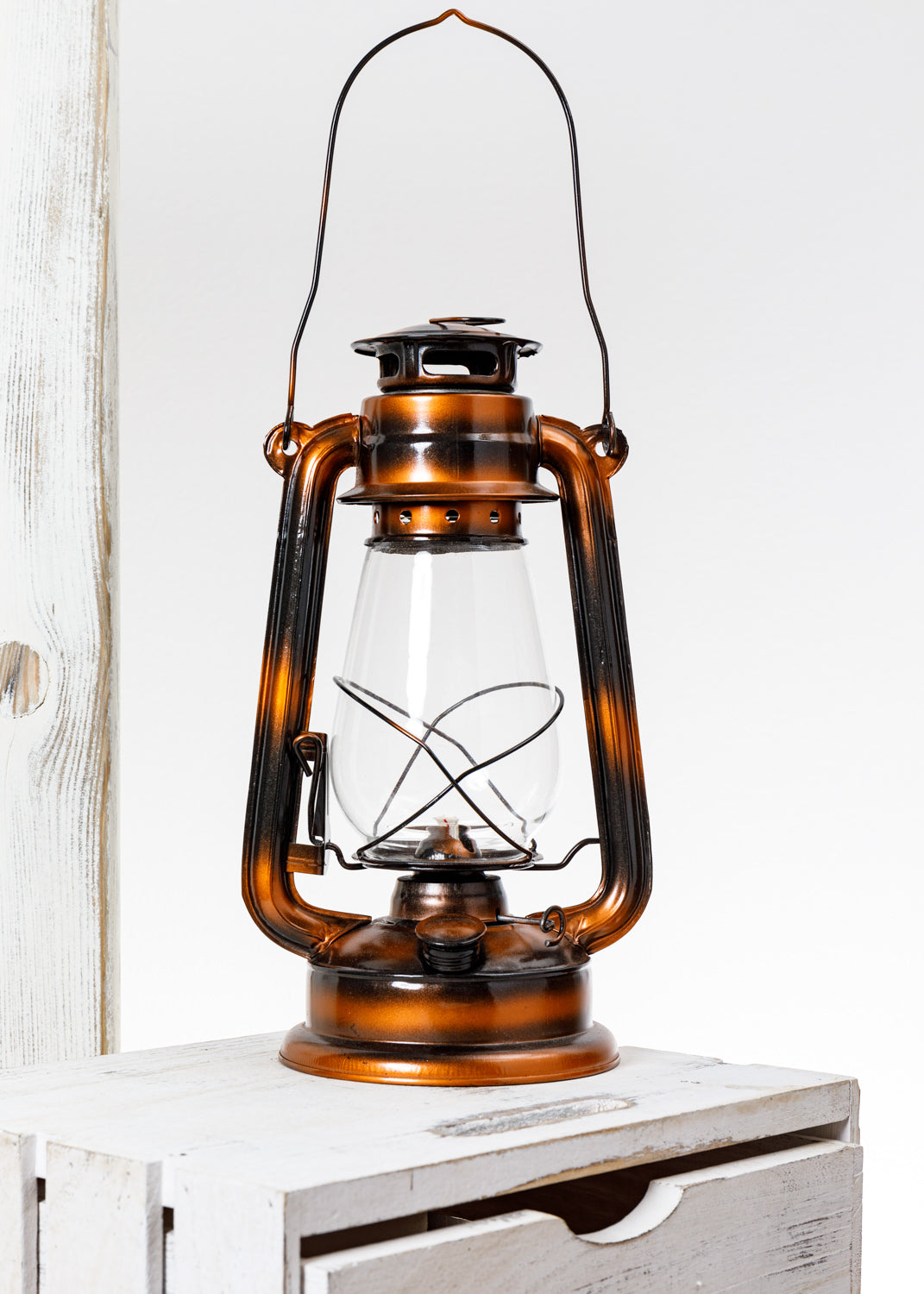 Petroleumlampe Kupfer