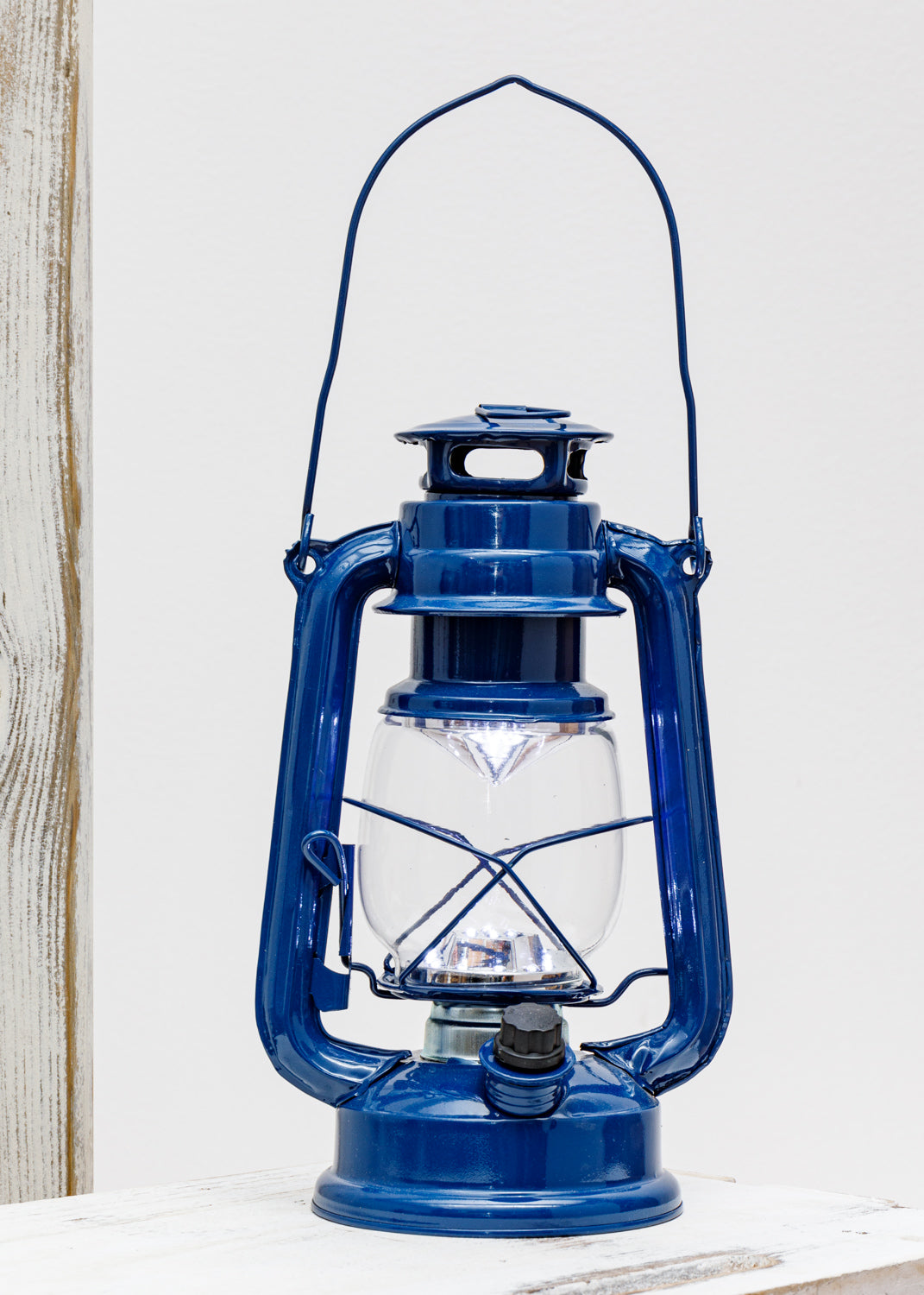 Sturmlaterne LED klein blau