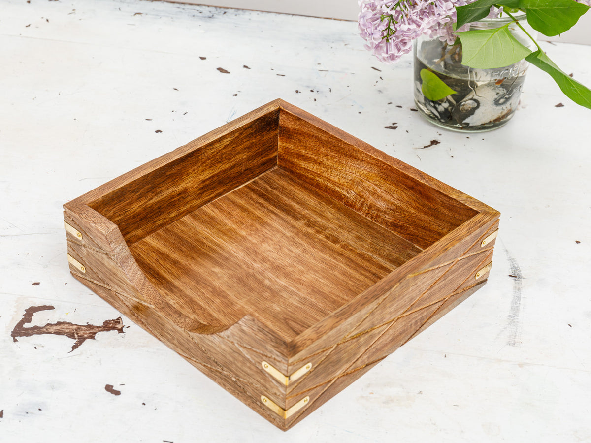 Serviettenablage Serviettenhalter Holz