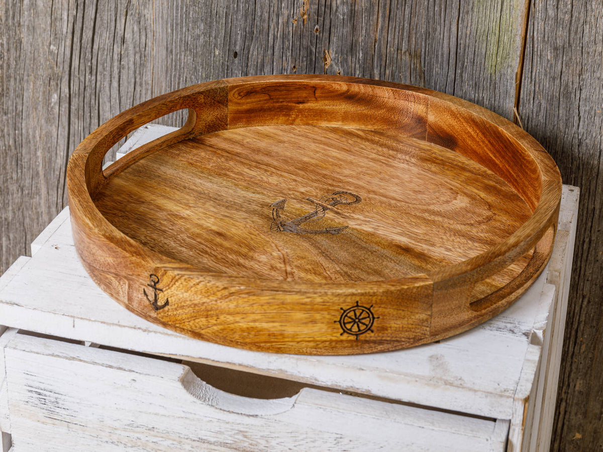 Tablett Mangoholz 30cm