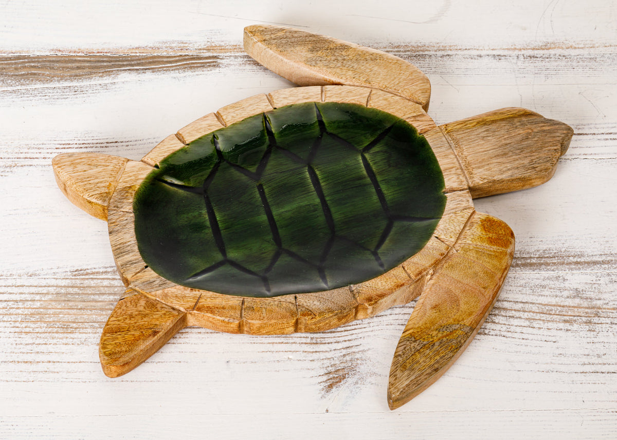 Schale Schildkröte Mangoholz