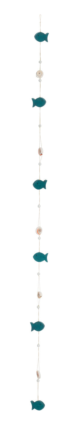 Girlande Fische und Muscheln