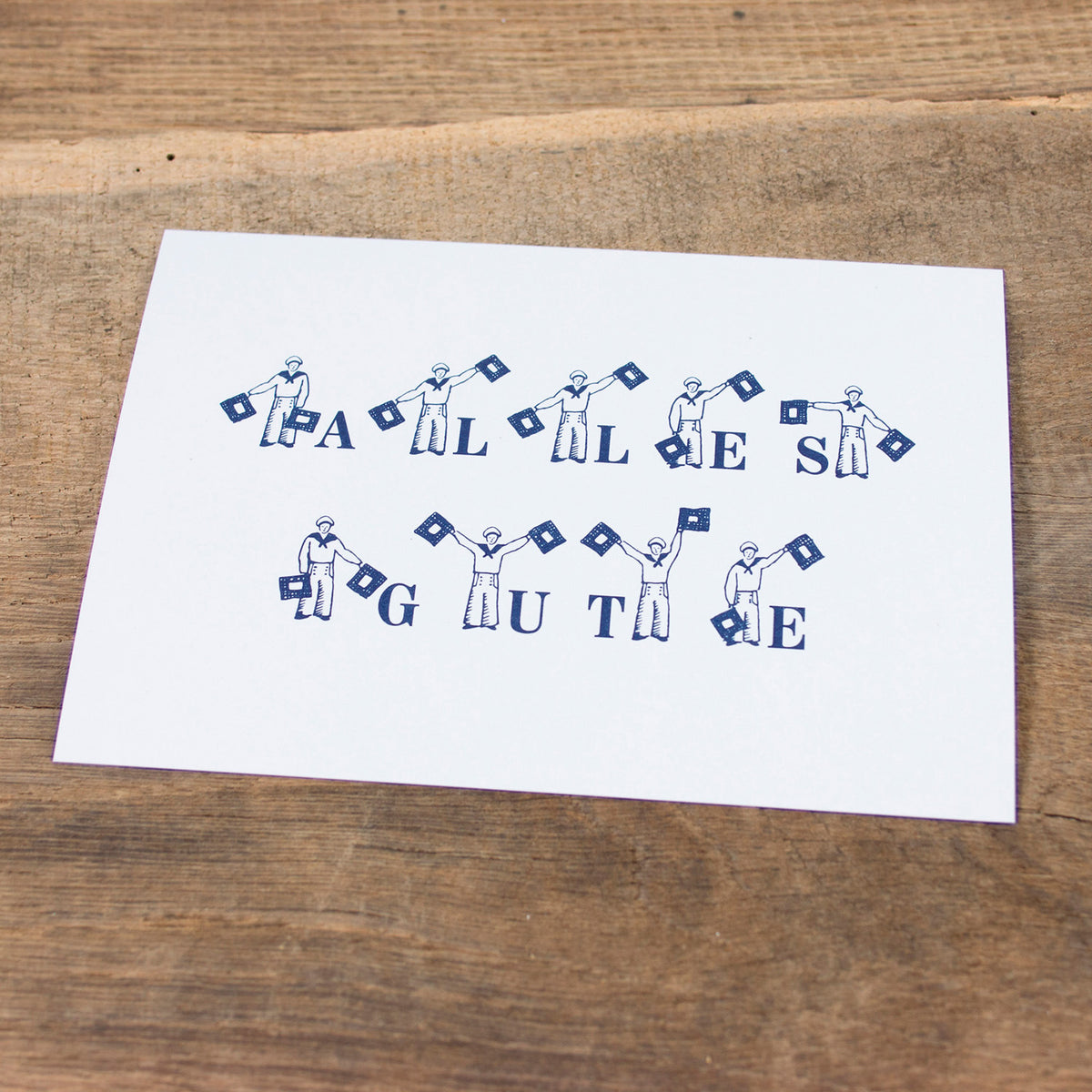 Postkarte Alles Gute