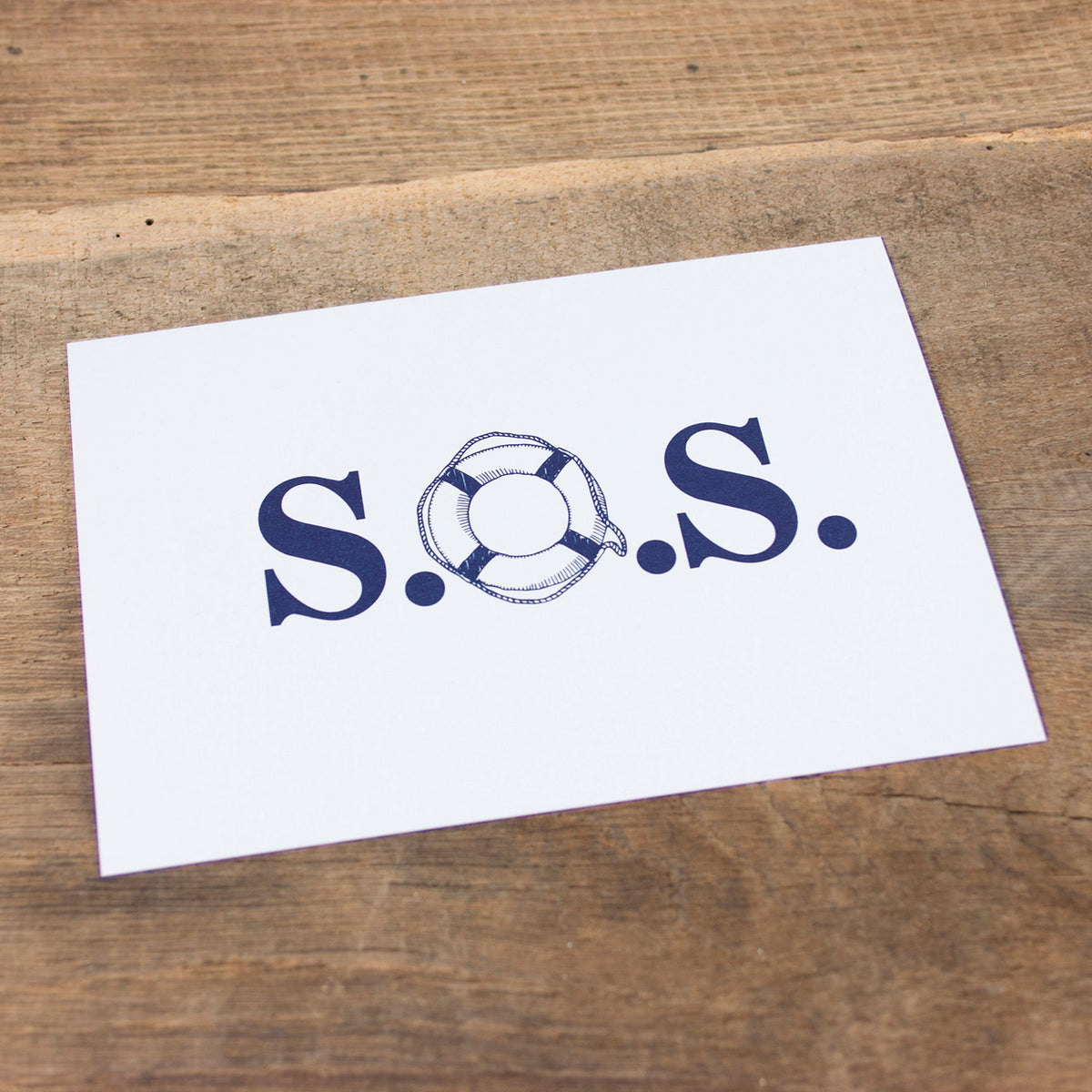 Postkarte SOS