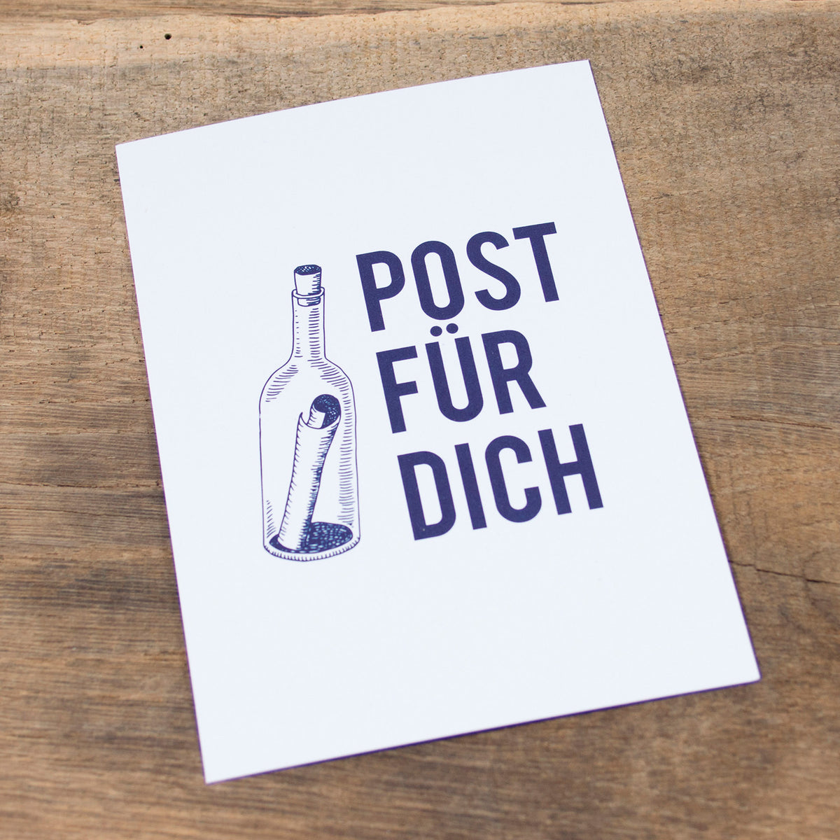 Postkarte Post für Dich