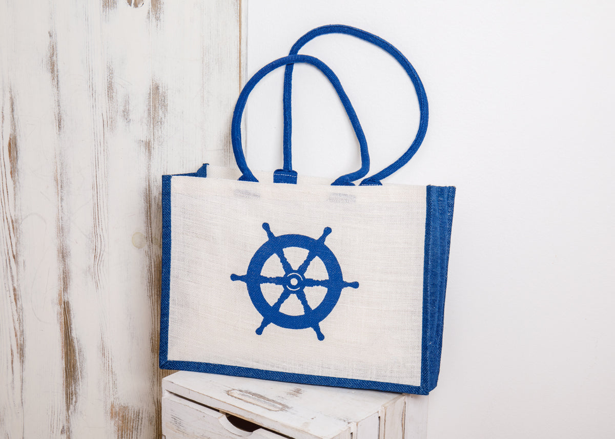 Geschenktasche Anker Steuerrad