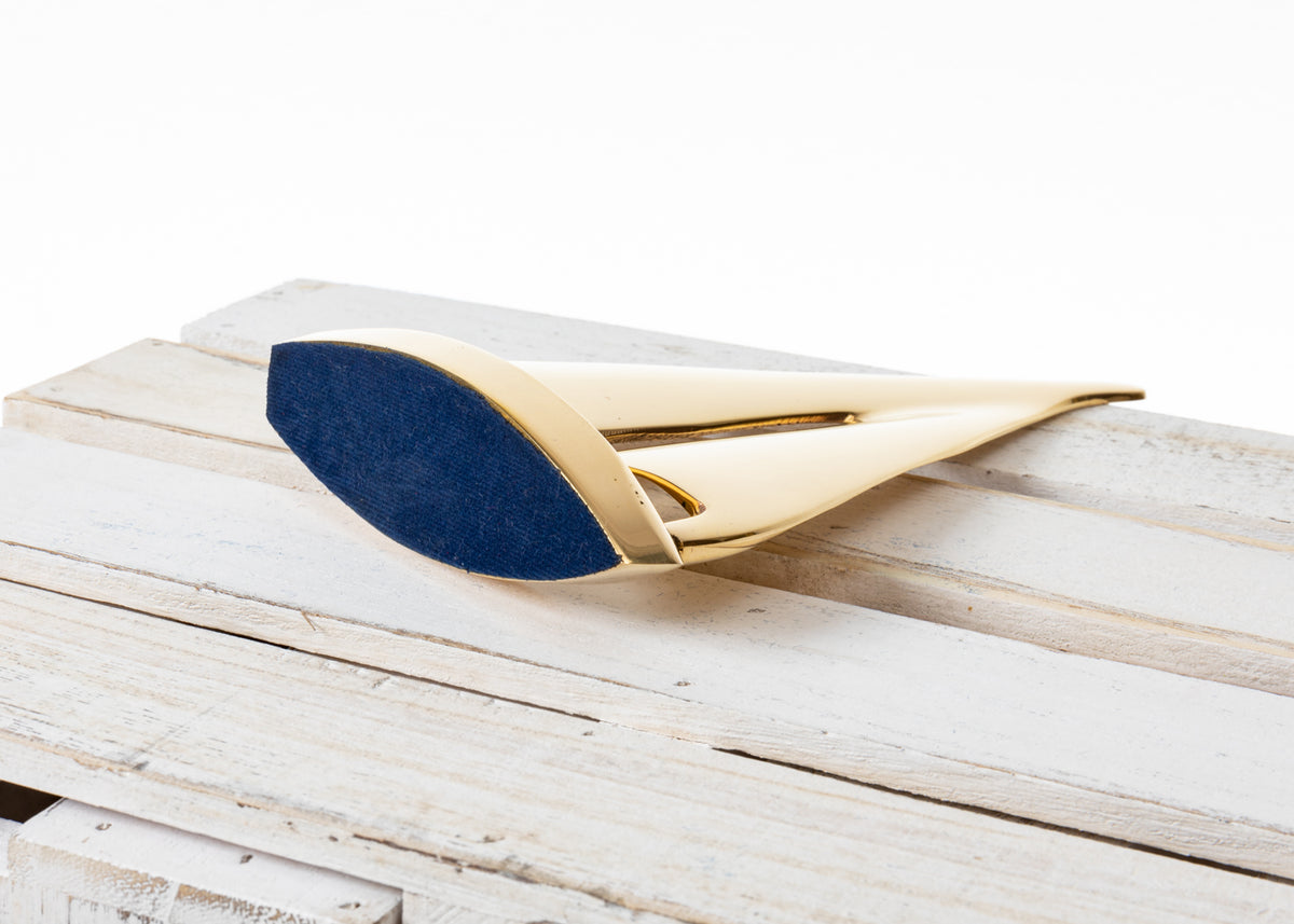 Segelschiff Messing Deko 20cm