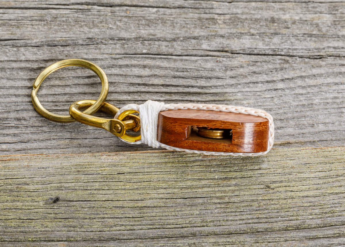 Schlüsselanhänger Blockrolle