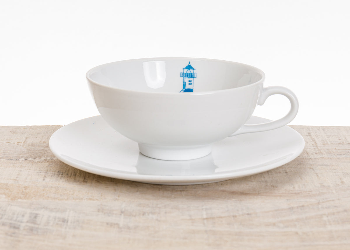 Teetasse Leuchtturm