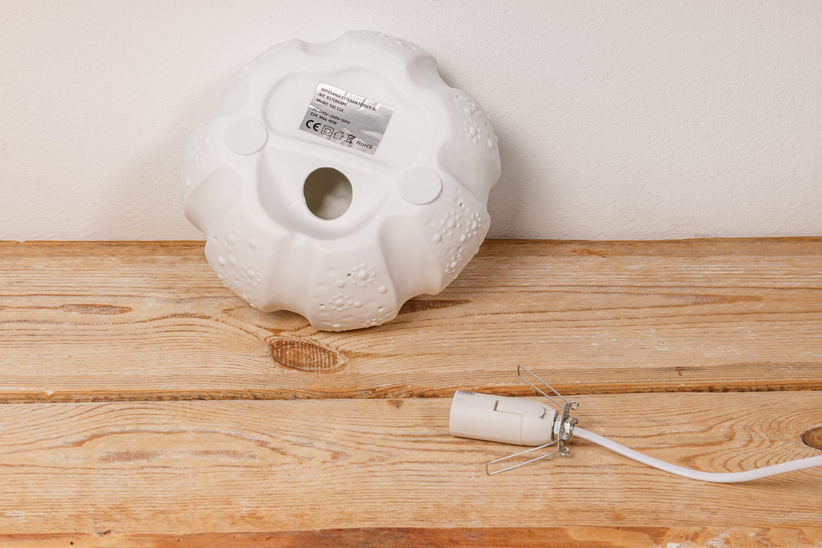 Seeigel Lampe Keramik