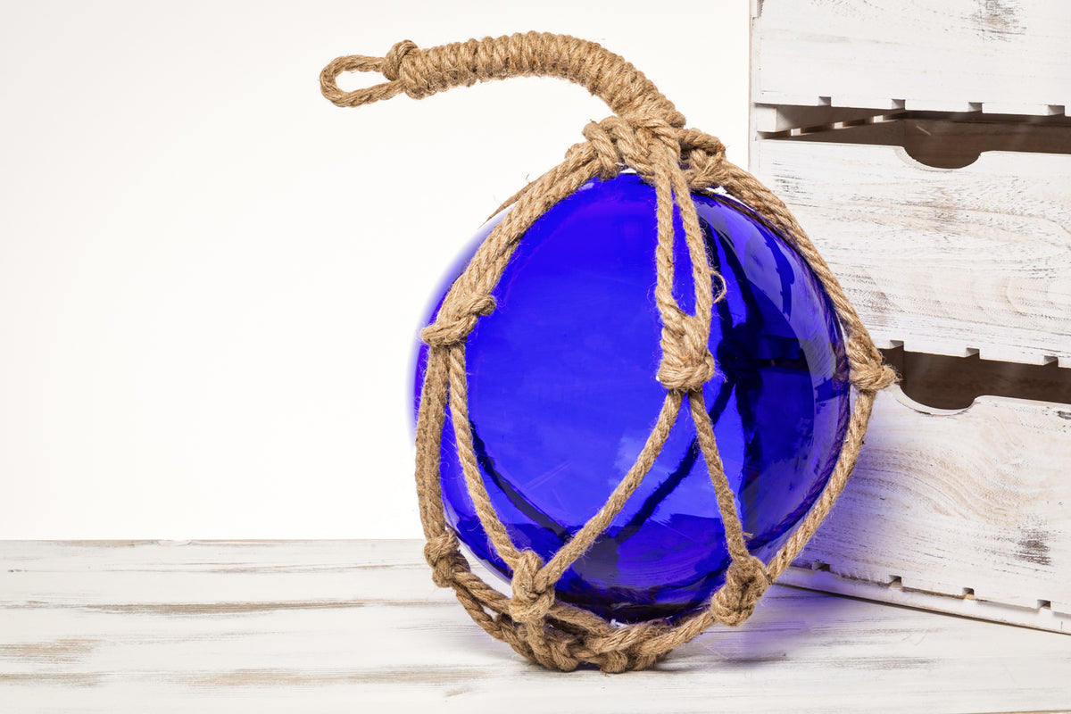 Blaue Fischerkugel groß