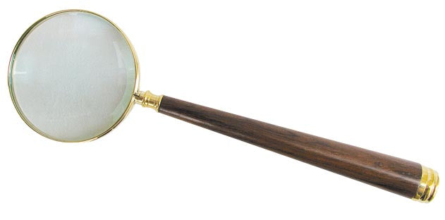 Lupe Holz Messing 34cm