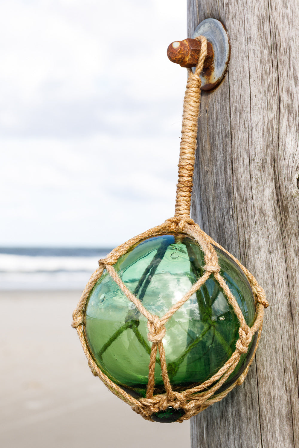 Dekoglaskugel Glas grün, 15cm