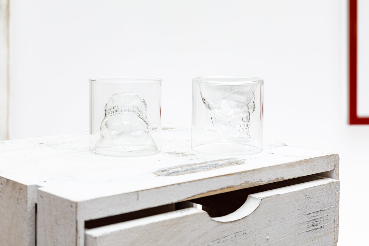 Schnapsglas Totenkopf