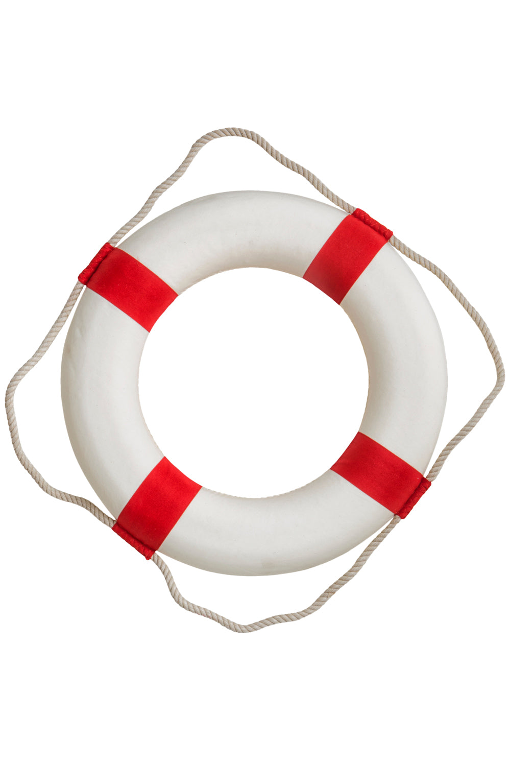 Rettungsring Deko rot weiß 50cm, kein Aufdruck