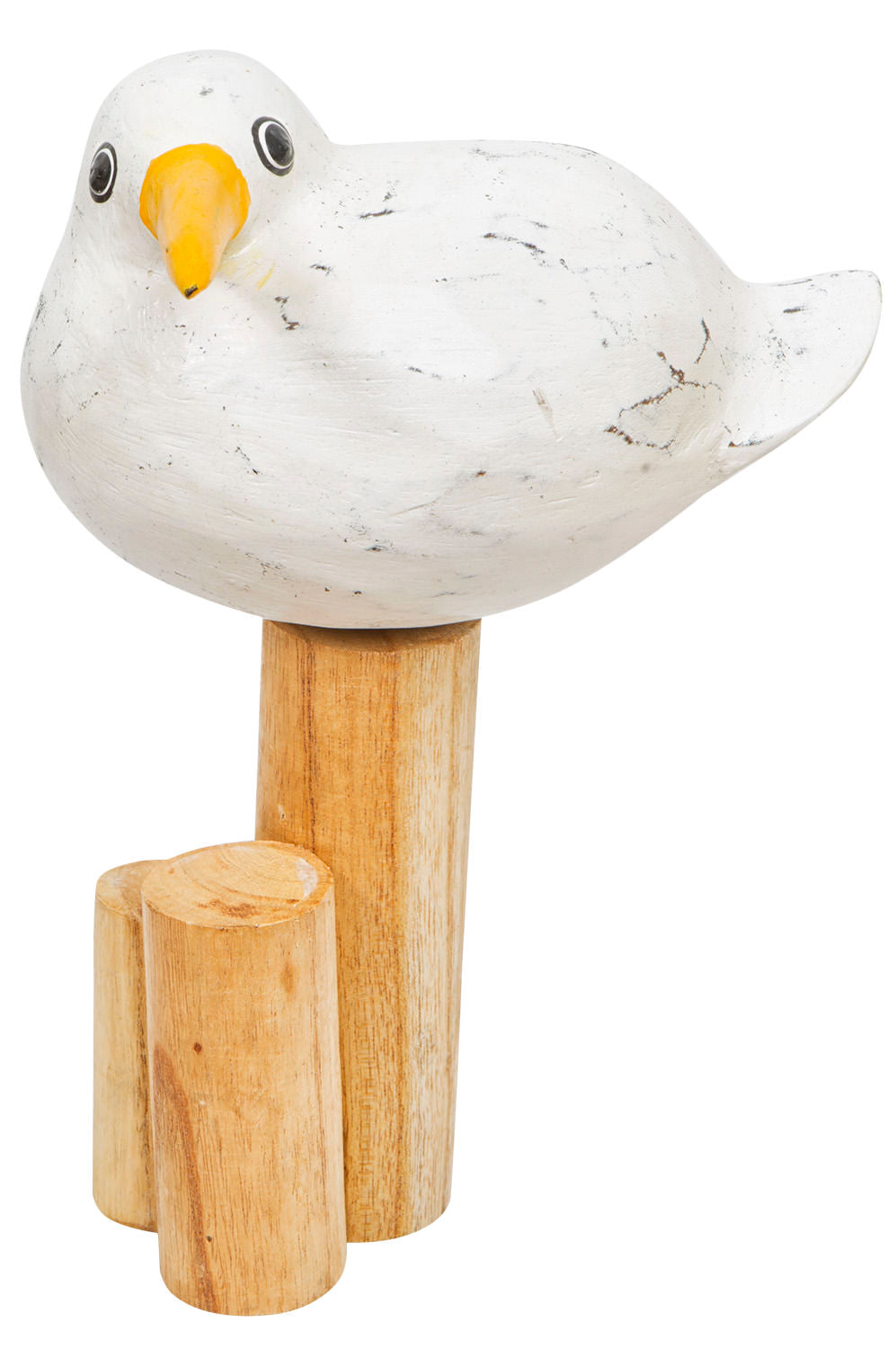 Deko Möwe sitzend 24cm