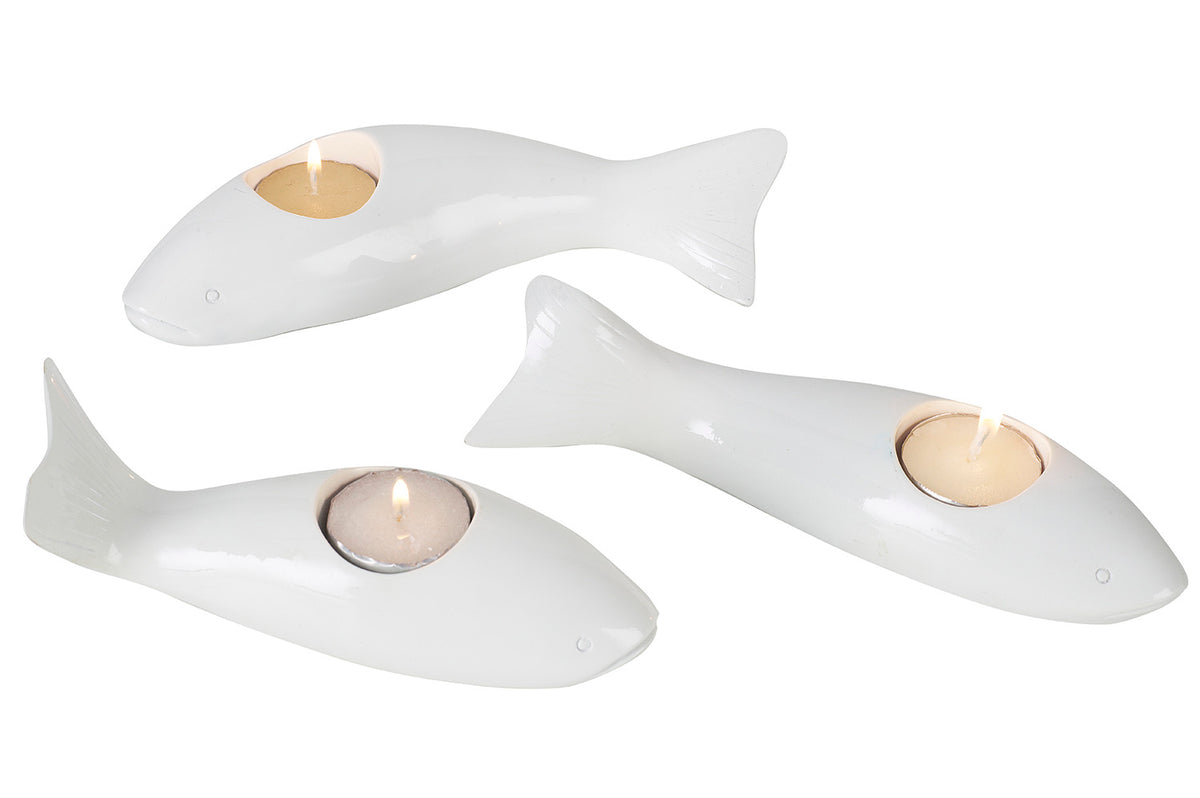 Teelichthalter kleine Fische