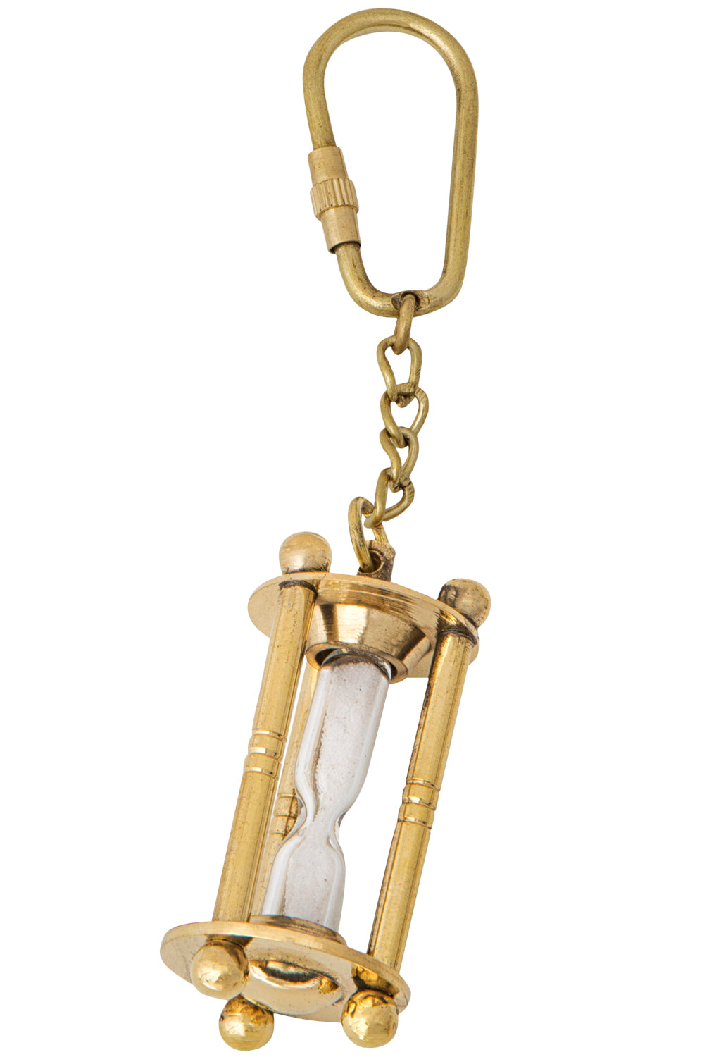 Schlüsselanhänger Sanduhr antik