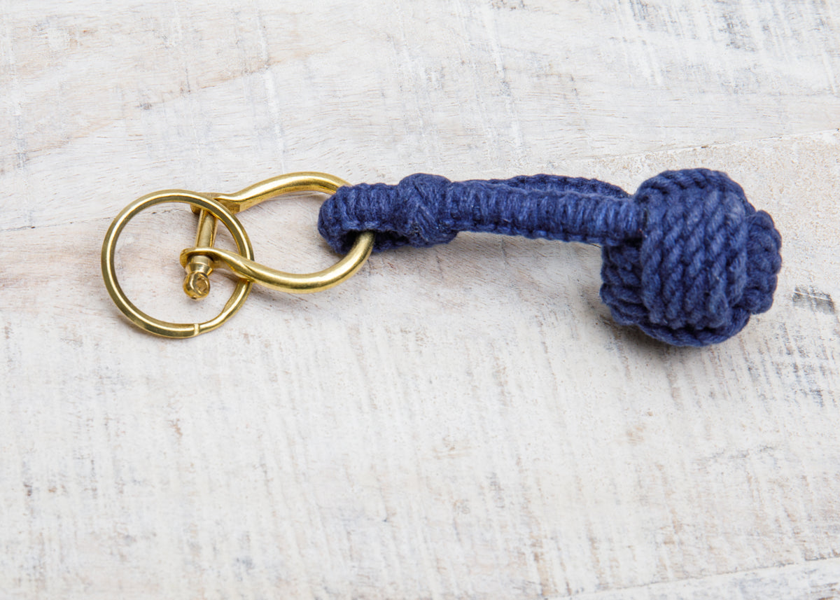 Marine Schlüsselanhänger Knoten