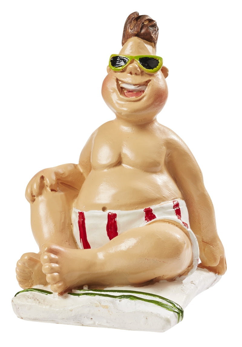 Dekofigur Bade-Urlauber