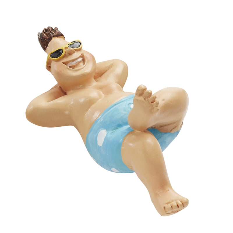 Dekofigur Bade-Urlauber