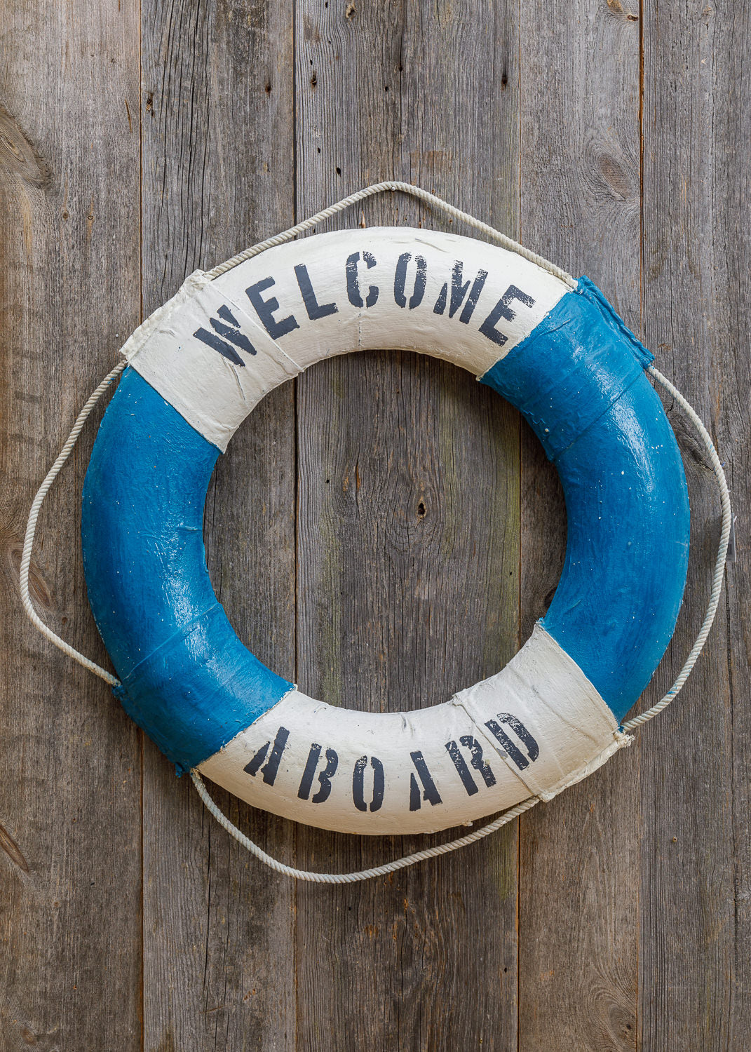 Groß Deko Rettungsring Welcome on Board